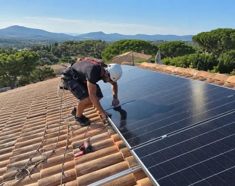 Installateur panneaux solaires Riverie — pose photovoltaïque sur toiture
